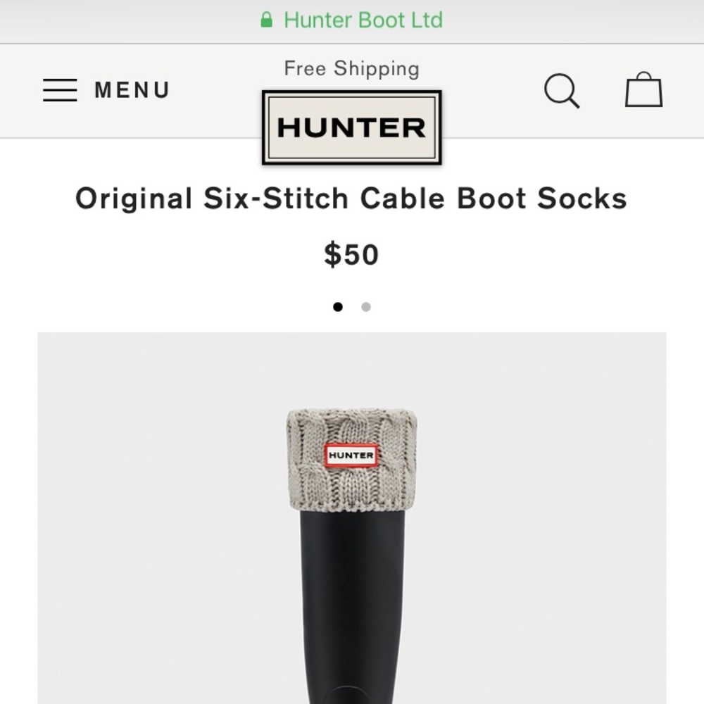 Hunter boot socks (tall)